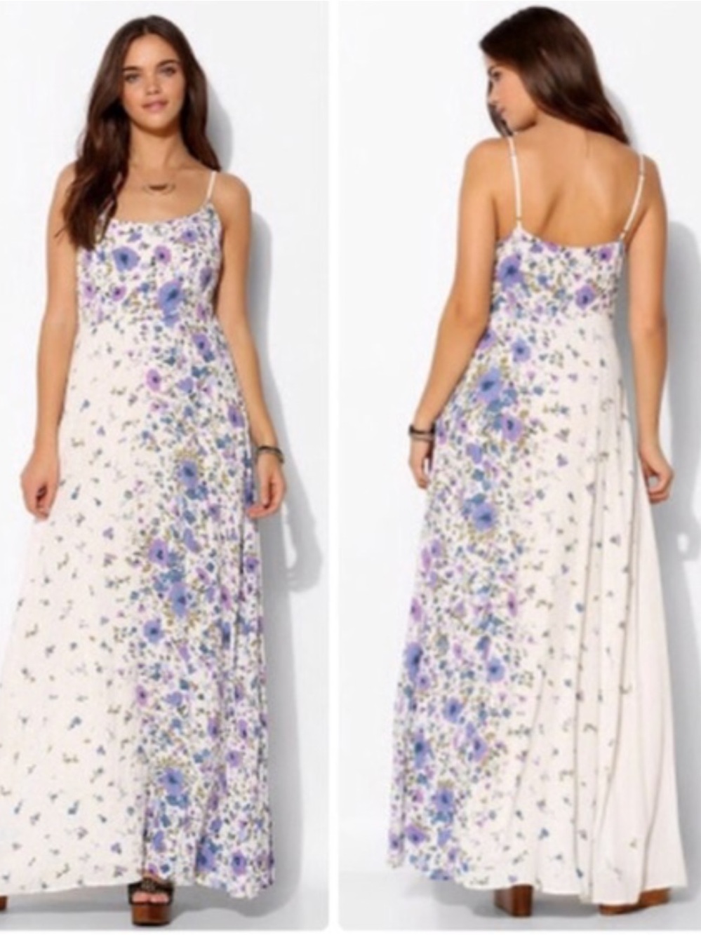 Kimchi Blue Wildflower floral maxi dress from Urban Outfitters